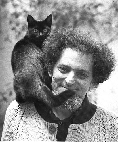 Georges “Crazy Beard” Perec and his wide eyed kitty.jpg