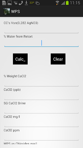 Water Phase Salinity