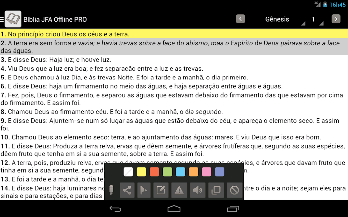 Bíblia Sagrada JFA Offline - screenshot