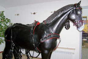 Leather horse harness style 16 carriage driving