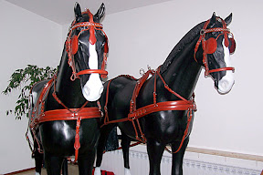 Leather horse harness style 11 carriage driving