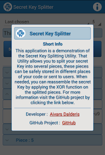 Lastest Secret Key Splitter APK for Android