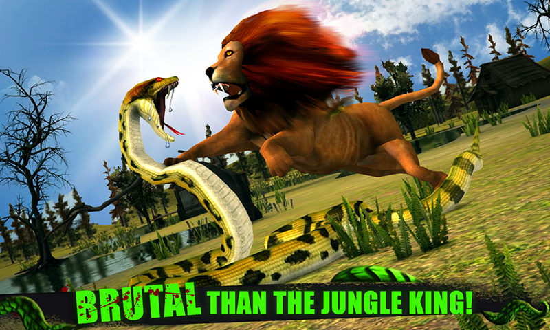   Angry Anaconda Attack 3D: captura de tela 