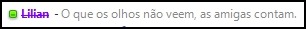 Amigas contam