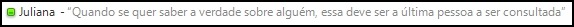 verdade de alguém