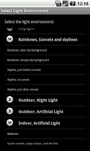 Light Exposure Calc (No ads) Screen 3