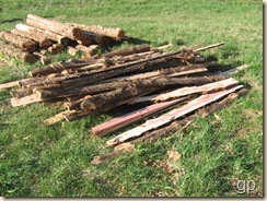 slab pile and remaining logs