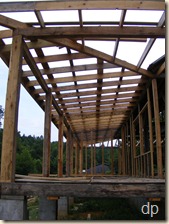 purlins on the front porch