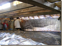 radiant barrier insulation in the crawlspace