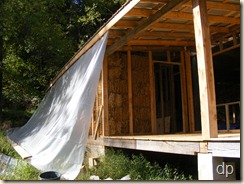 Sheeting on west side