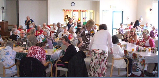 The Care & Craft members enjoying their Xmas Party