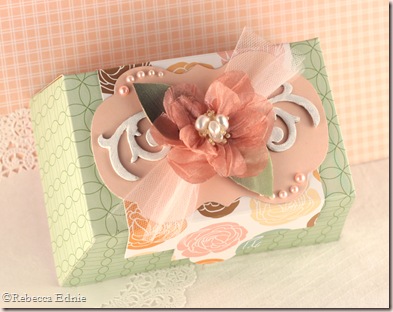 ribbon flower gift box
