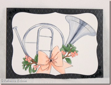pink silver french horn ATC