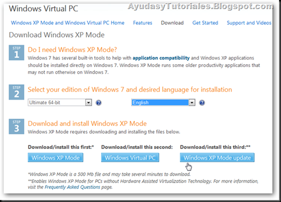 Windows Virtual PC - AyudasyTutoriales