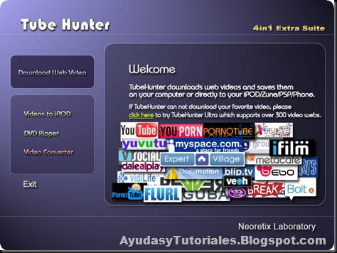 Tube Hunter - AyudasyTutoriales