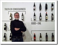 Ron at SFMOMA Wine exhibit