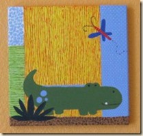 Aligator painting