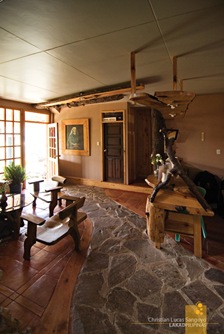 The Main Lobby at Sagada's St. Joseph Resthouse