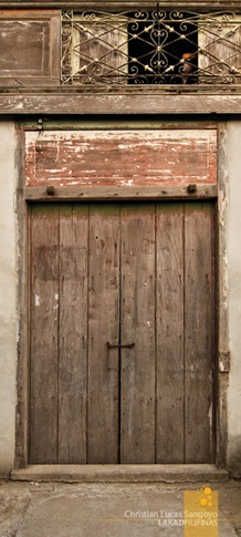 Old Doors at the Zoleta Ancestral House in Abra de Ilog