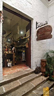 The Entrace to the Paper Tolé Shop in Intramuros