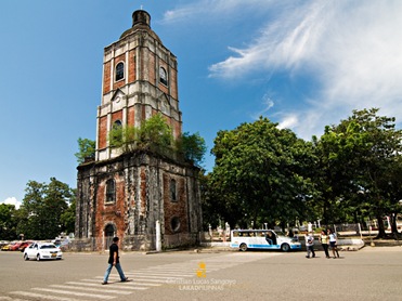 The Jaro Cathedral Belfry at the Graciano Lopez Jaena Plaza