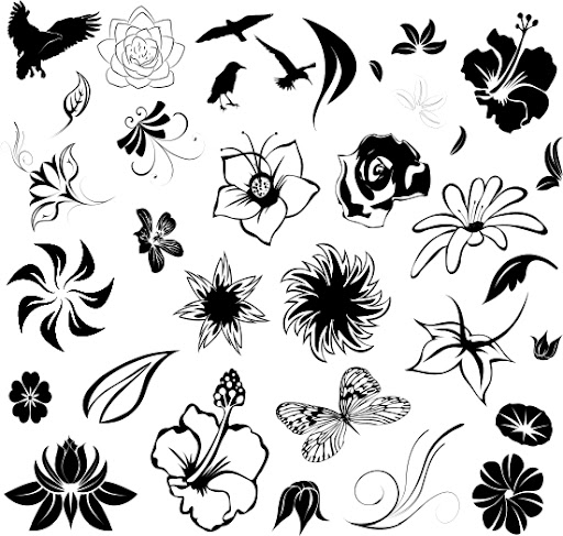 Flower Tattoos On Upper Back. flower tattoos designs gallery