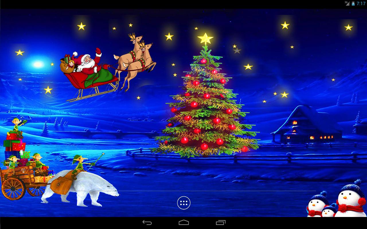 Christmas Night Live Wallpaper Apl Android Di Google Play