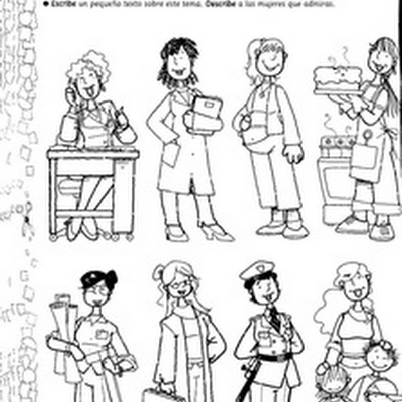 Dibujos para colorear día de la mujer - Colorear dibujos infantiles
