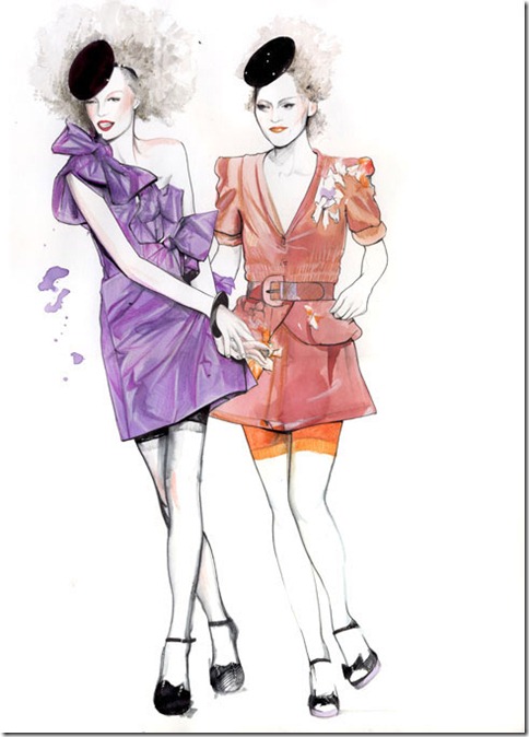 Fashion Ilustração  Caroline Andrieu  Portfólio (2)