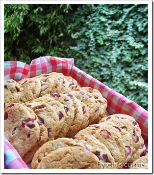 cookies aux cranberries 2