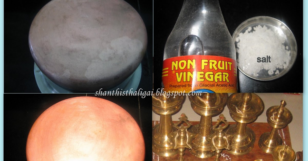 Shanthi Krishnakumar's cook book TIPS FOR CLEANING COPPER AND BRASS