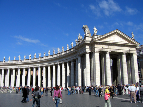Cung điện thánh Peter nổi tiếng ở Vatican