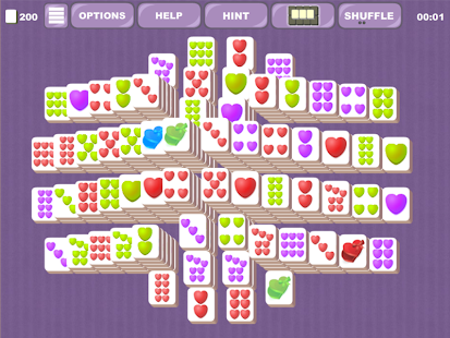 Valentine's Mahjong Tiles