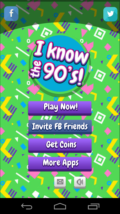 Android application I Know the 90s - Guess a Pic screenshort