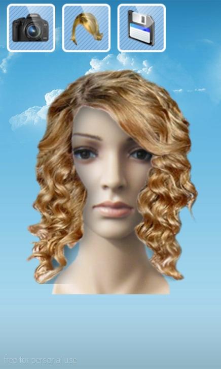 Android application hairstyles screenshort