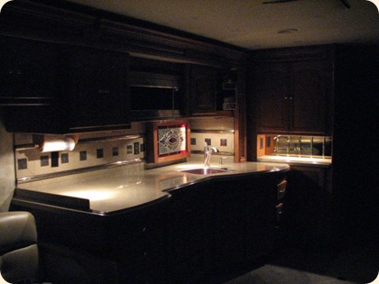 Halogen Lights on Kitchen Cabinet 014