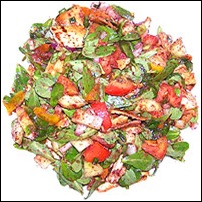 Arabic Kofta and Salad