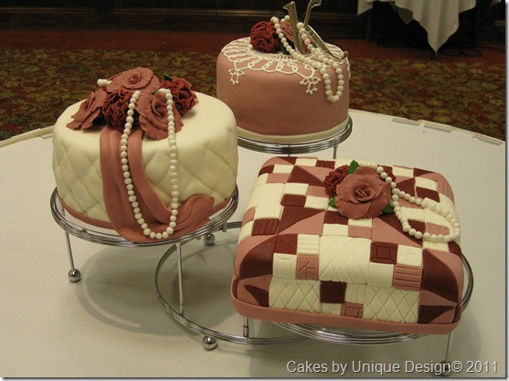 quilted cakes, 70th birthday, fondont cakes, cakes, 