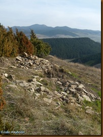 Murallas flanco sur - castro de Urri - Ibiricu