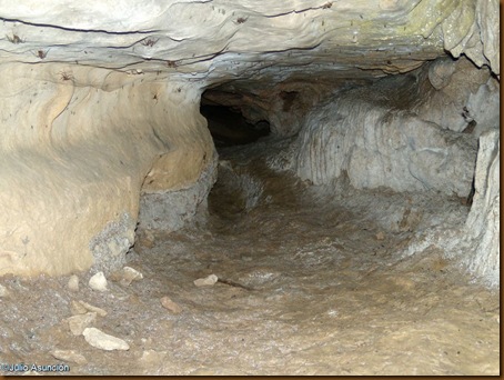 Pasillo final cueva de Amenasillo 2 - Valle de Erro