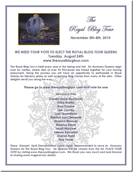 Royal Blog Tour VOTE