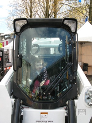driving a loader