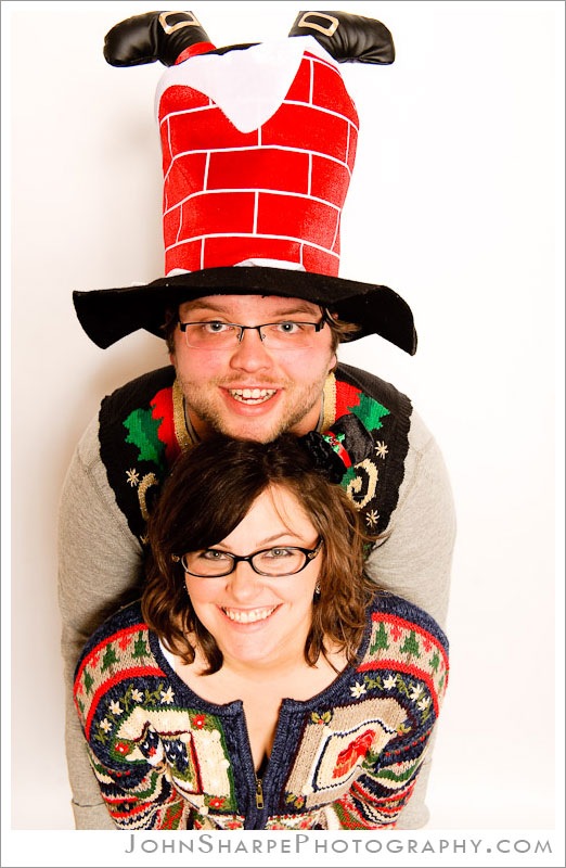 Ugly Sweater Christmas Party Photo Booth