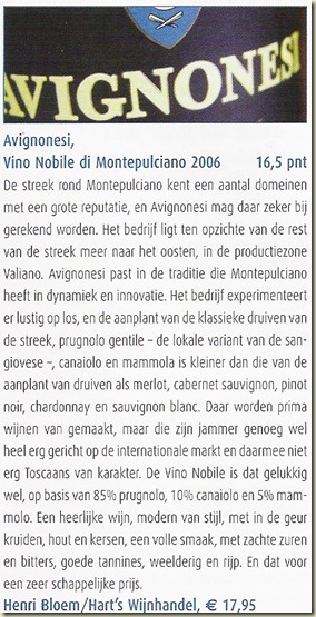 Avignonesi Vino Nobile 4-2010