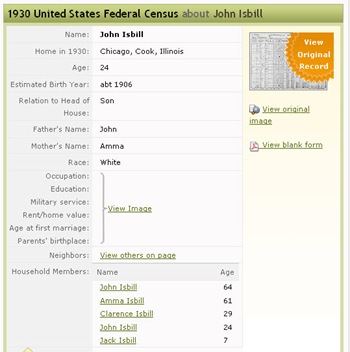 1930 Census - Cahill Indexed