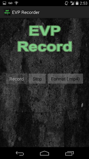 EVP Recorder Spirit App