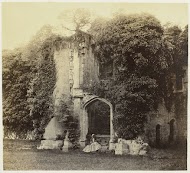 Ruïne van Raglan Castle te Monmouthshire