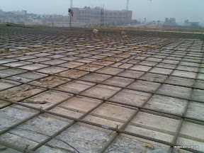 Steel net for roof