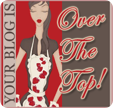blog award over the top from Becky K