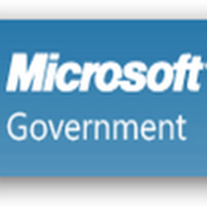 Microsoft Government Cloud Application Center Created To Assist State and Local Governments–Feds Didn’t Get Cloud Funds Appropriated For Infrastructure and IT Consolidation